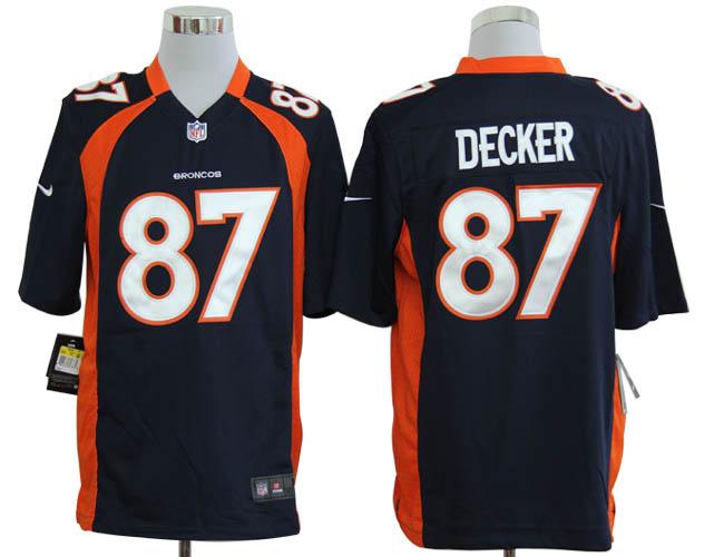 Nike Denver Broncos 87# Eric Decker Blue Game Nike NFL Jerseys Cheap