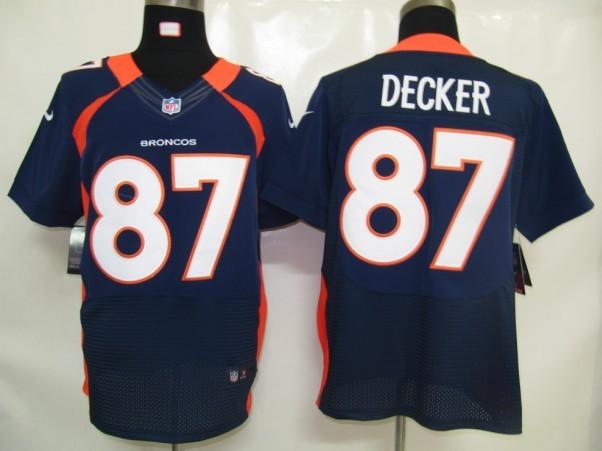 Nike Denver Broncos 87# Eric Decker Blue Elite Nike NFL Jerseys Cheap