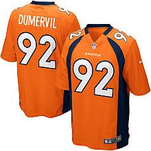 Nike Denver Broncos 92# Elvis Dumervil Orange Nike NFL Jerseys Cheap
