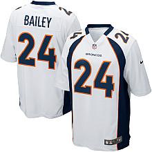 Nike Denver Broncos 24# Champ Bailey White Nike NFL Jerseys Cheap