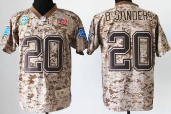 Nike Detroit Lions 20 Barry Sanders Salute to Service Digital Camo Elite NFL Jersey Cheap