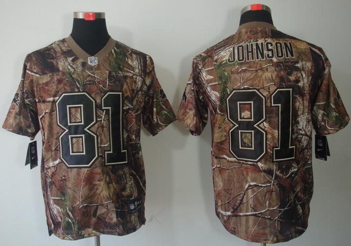 Nike Detroit Lions 81# Calvin Johnson Camo Realtree NFL Jersey Cheap