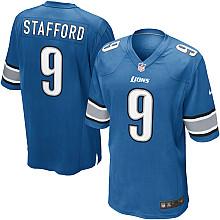 Nike Detroit Lions 9# Matthew Stafford Blue Nike NFL Jerseys Cheap