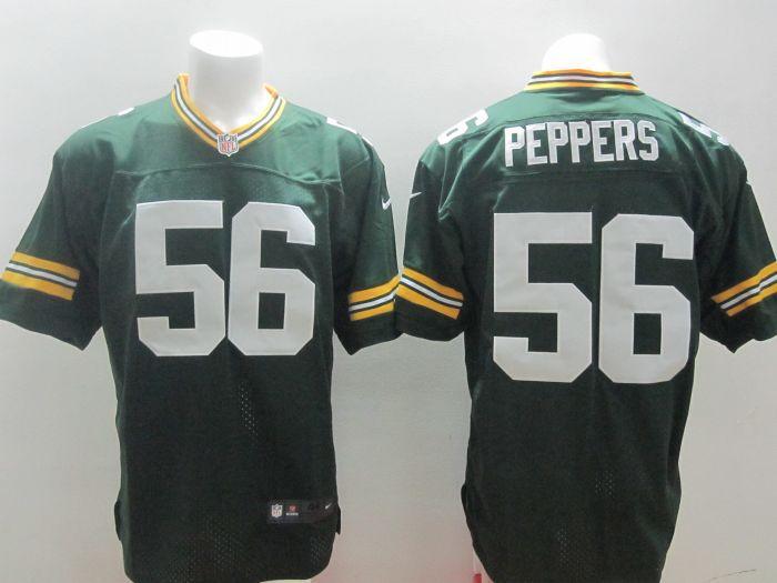 Nike Green Bay Packers 56 Julius Peppers Green Elite NFL Jerseys Cheap
