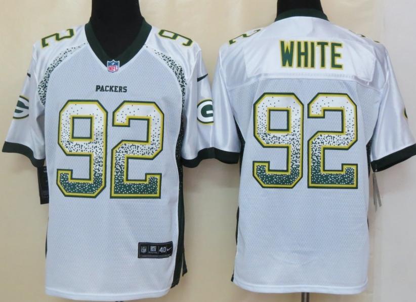Nike Green Bay Packers 92 Reggie White White Drift Fashion Elite NFL Jerseys 2013 New Cheap