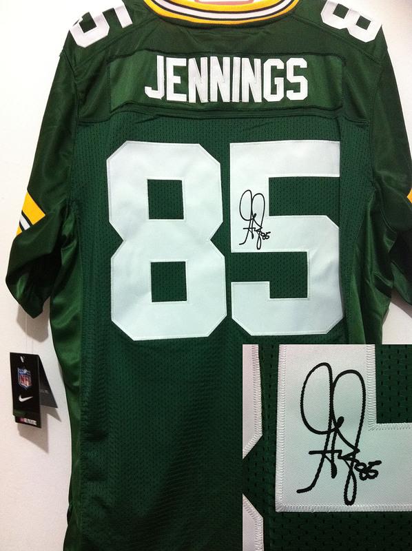Nike Green Bay Packers #85 Greg Jennings Green Signed Elite NFL Jerseys Cheap