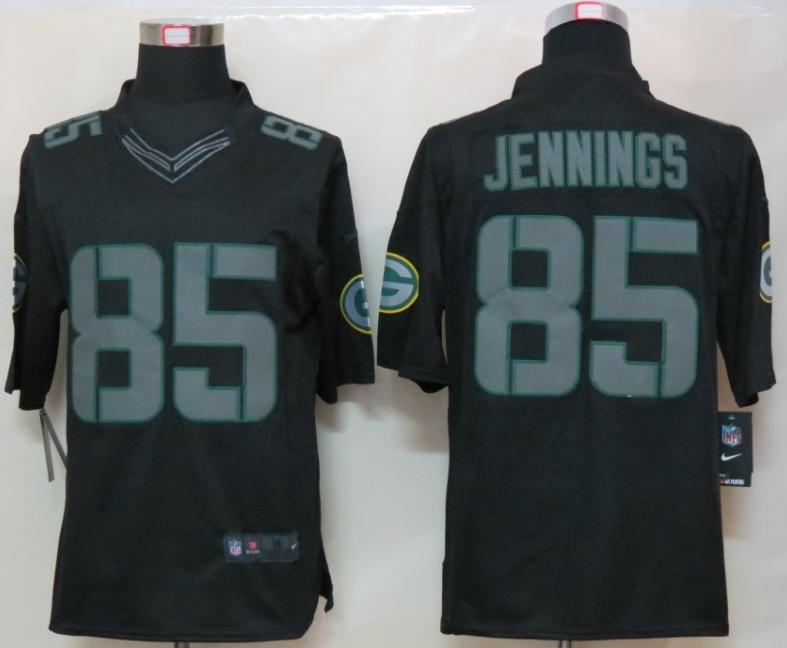 Nike Green Bay Packers #85 Greg Jennings Black Impact Game LIMITED NFL Jerseys Cheap