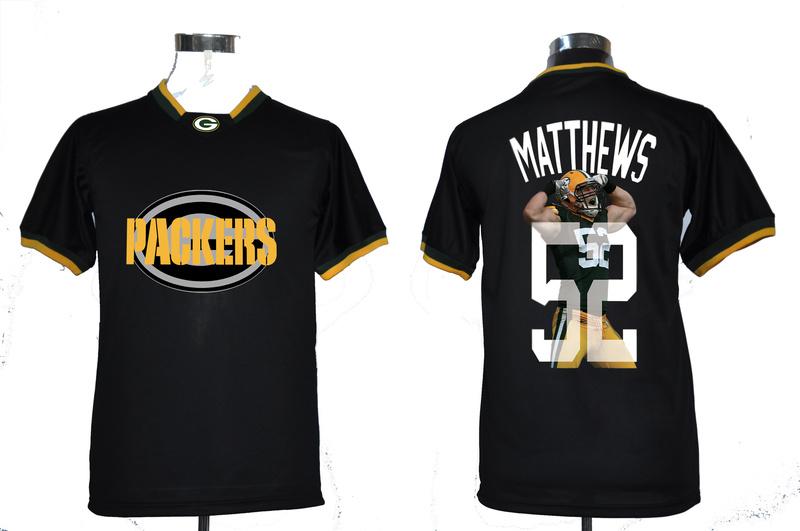 Nike Green Bay Packers #52 Clay Matthews Black All-Star Fashion NFL Jerseys Cheap