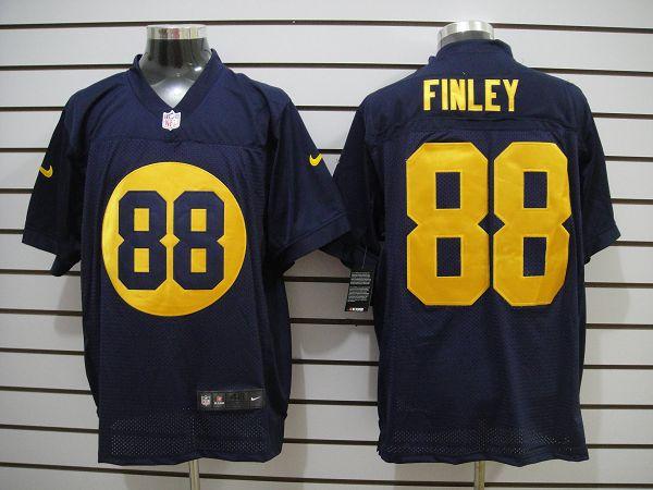 Nike Green Bay Packers #88 Jermichael Finley Navy Blue Elite NFL Jerseys Cheap