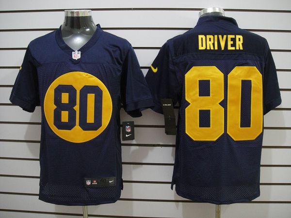 Nike Green Bay Packers #80 Donald Driver Navy Blue Elite NFL Jerseys Cheap