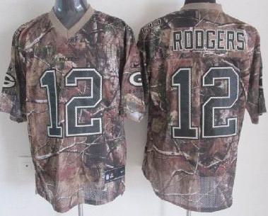 Nike Green Bay Packers #12 Aaron Rodgers Camo Realtree Nike NFL Jersey Cheap