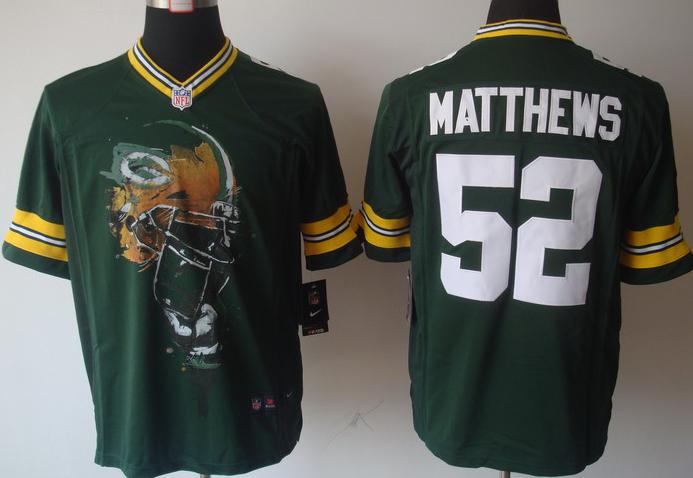 Nike Green Bay Packers #52 Clay Matthews Green Helmet Tri-Blend Limited NFL Jersey Cheap