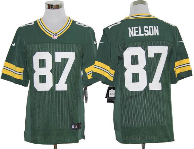 Nike Green Bay Packers #87 Jordy Nelson Green Elite Nike NFL Jerseys Cheap
