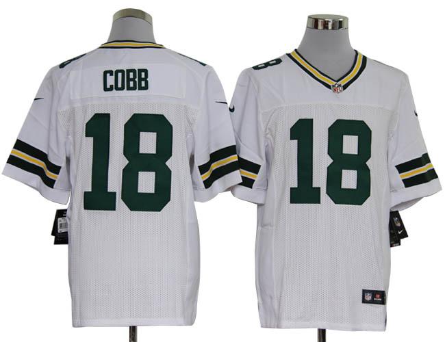 Nike Green Bay Packers #18 Randall Cobb White Elite Nike NFL Jerseys Cheap