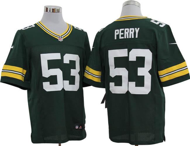 Nike Green Bay Packers 53 Perry Green Elite Nike NFL Jerseys Cheap