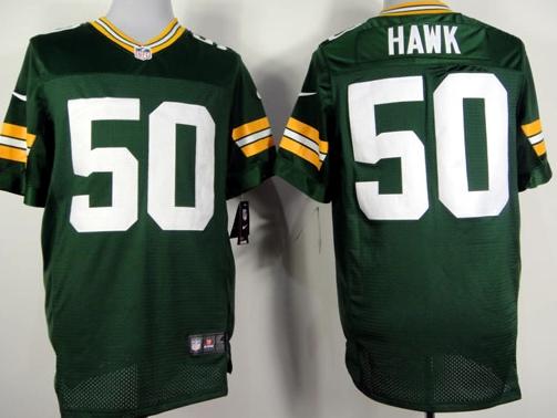 Nike Green Bay Packers 50 A.J.Hawk Green Elite Nike NFL Jerseys Cheap