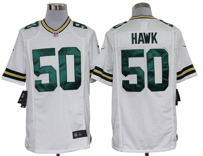 Nike Green Bay Packers 50 A.J.Hawk White Game Nike NFL Jerseys Cheap
