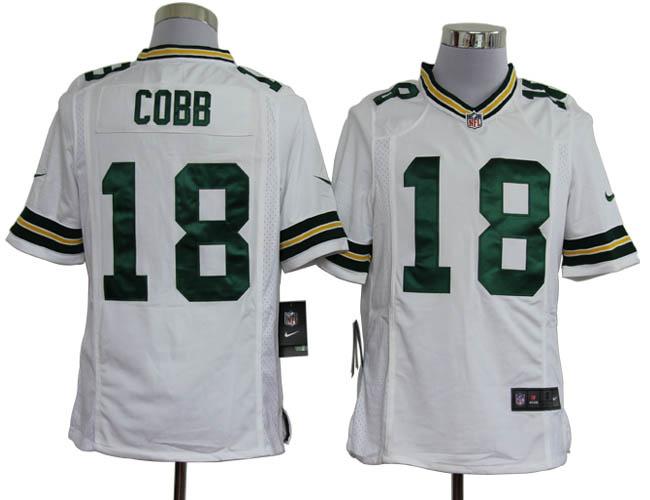 Nike Green Bay Packers #18 Randall Cobb White Game Nike NFL Jerseys Cheap