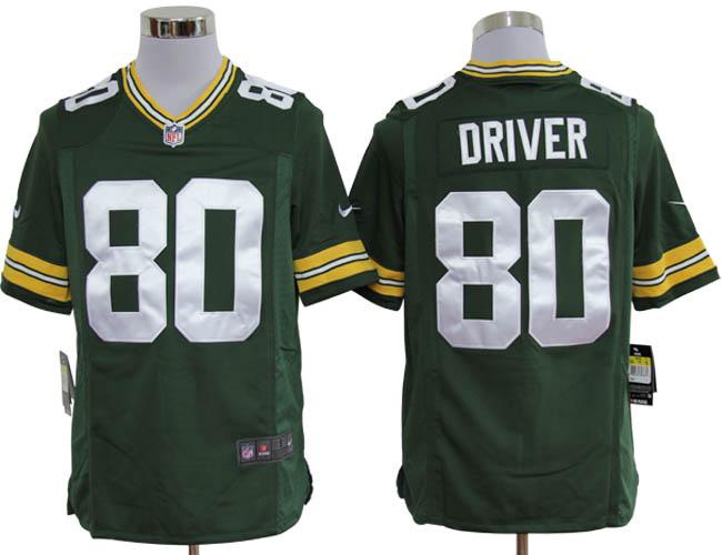 Nike Green Bay Packers #80 Donald Driver Green Game Nike NFL Jerseys Cheap