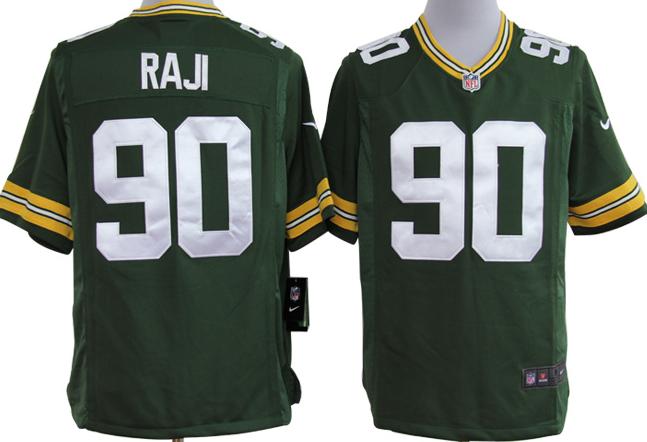 Nike Green Bay Packers #90 B.J. Raji Green Game Nike NFL Jerseys Cheap
