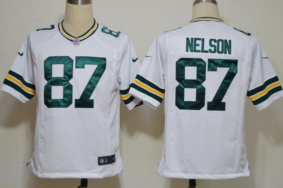 Nike Green Bay Packers #87 Jordy Nelson White Game Nike NFL Jerseys Cheap