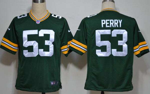 Nike Green Bay Packers 53 Perry Green Nike NFL Jerseys Cheap