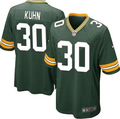 Nike Green Bay Packers 30# John Kuhn Green Nike NFL Jerseys Cheap