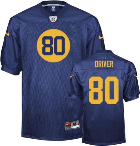 Nike Green Bay Packers #80 Donald Driver Navy Blue Nike NFL Jerseys Cheap