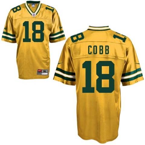 Nike Green Bay Packers #18 Randall Cobb Yellow Nike NFL Jerseys Cheap