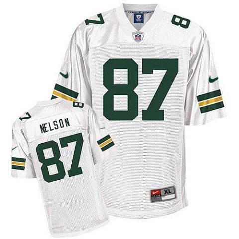 Nike Green Bay Packers #87 Jordy Nelson White Nike NFL Jerseys Cheap