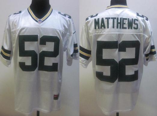 2012 Nike Green Bay Packers #52 Clay Matthews White NFL Jerseys Cheap