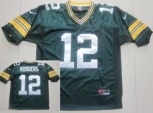 2012 Nike Green Bay Packers #12 Aaron Rodgers Green NFL Jerseys Cheap