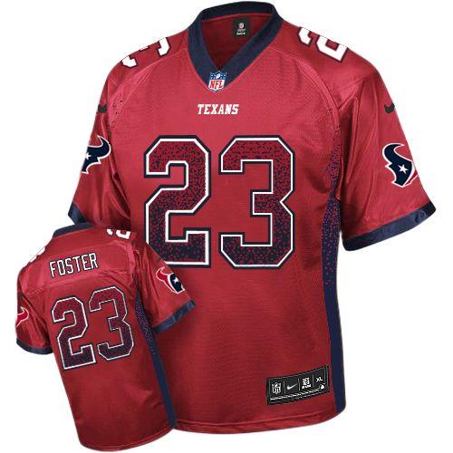Nike Houston Texans 23 Arian Foster Red Drift Fashion Elite NFL Jerseys Cheap