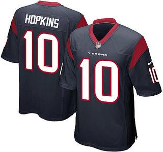 Nike Houston Texans 10 DeAndre Hopkins Blue Elite NFL Jersey Cheap