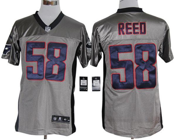 Nike Houston Texans #58 Brooks Reed Grey Shadow NFL Jerseys Cheap