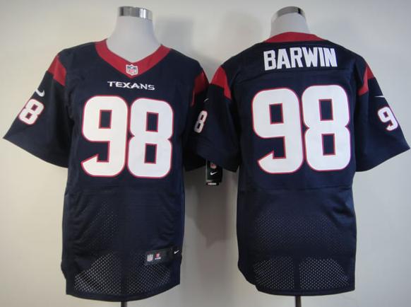 Nike Houston Texan 98 Connor Barwin Blue Elite NFL Jerseys Cheap