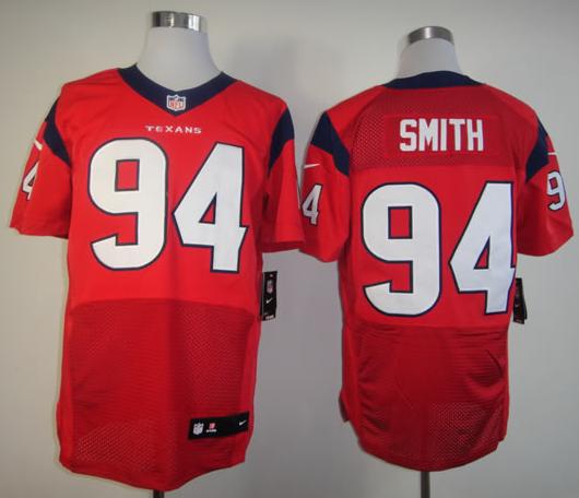 Nike Houston Texans #94 Antonio Smith Red Elite NFL Jerseys Cheap