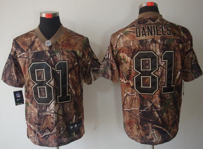 Nike Houston Texans #81 Owen Daniels Camo Realtree NFL Jersey Cheap