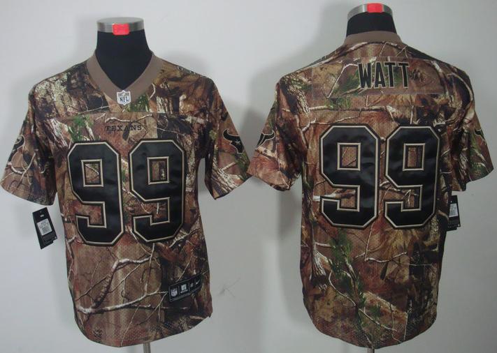 Nike Houston Texans 99# J.J. Watt Camo Realtree NFL Jersey Cheap
