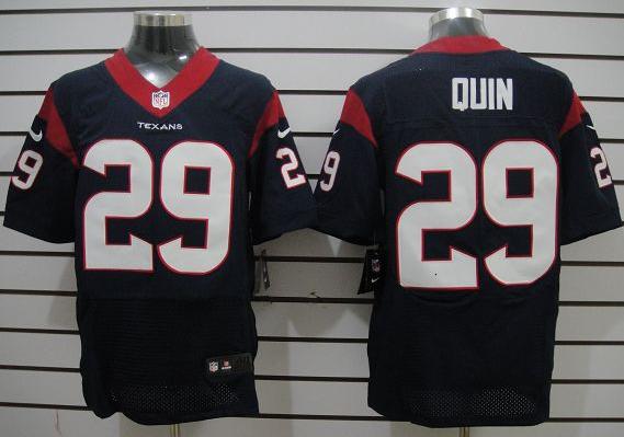 Nike Houston Texans #29 Glover Quin Blue Elite NFL Jerseys Cheap