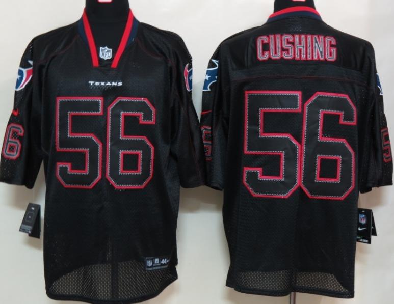 Nike Houston Texans 56 Brian Cushing Lights Out Black NFL Jerseys Cheap