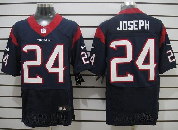 Nike Houston Texans 24 Johnathan Joseph Blue Elite NFL Jerseys Cheap