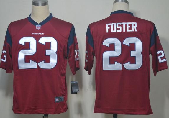Nike Houston Texans 23 Arian Foster Red Game NFL Jerseys Cheap