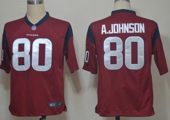 Nike Houston Texans #80 Andre Johnson Red Game Nike NFL Jerseys Cheap