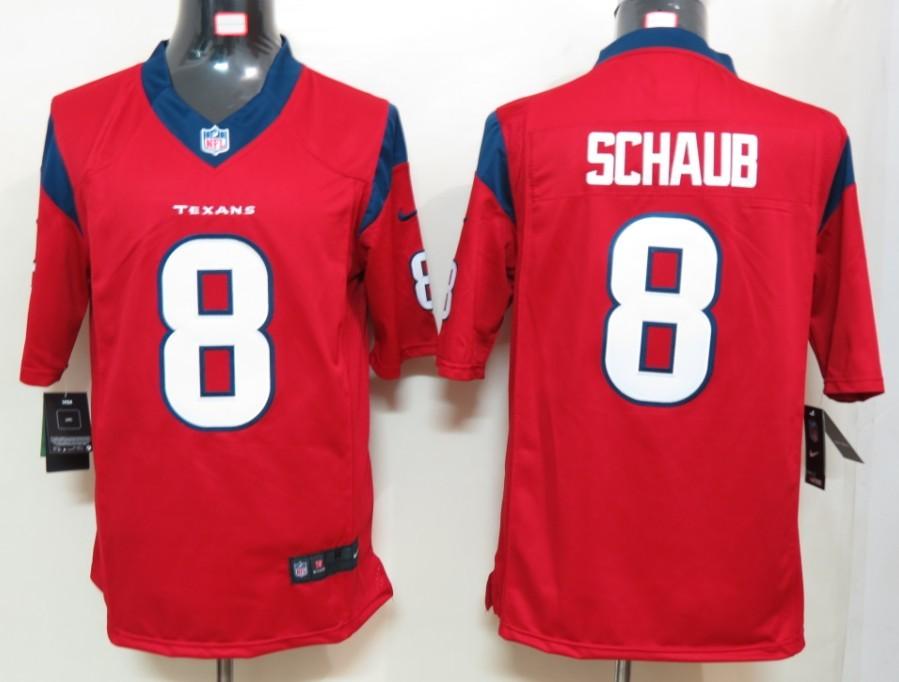 Nike Houston Texans 8 Matt Schaub Red Game NFL Jerseys Cheap