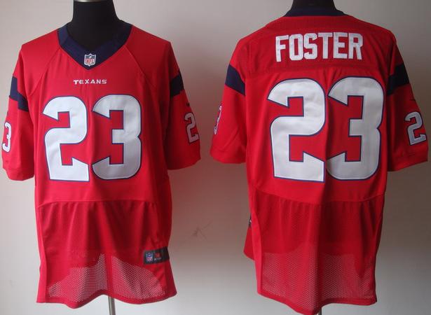 Nike Houston Texans #23 Arian Foster Red Elite Nike NFL Jerseys Cheap