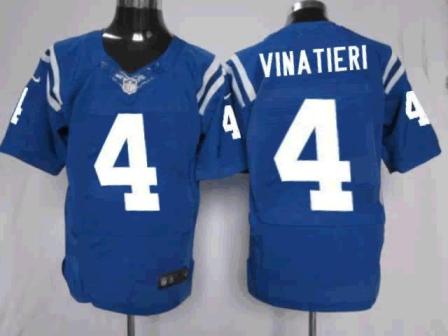 Nike Indianapolis Colts #4 Adam Vinatieri Blue Elite NFL Jerseys Cheap