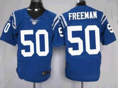 Nike Indianapolis Colts 50 Freeman Blue Elite NFL Jerseys Cheap