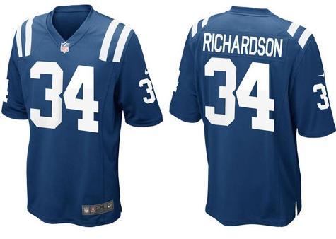 Nike Indianapolis Colts 34 Trent Richardson Blue Elite NFL Jerseys Cheap