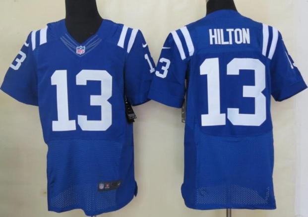 Nike Indianapolis Colts 13 T.Y. Hilton Blue Elite NFL Jerseys Cheap